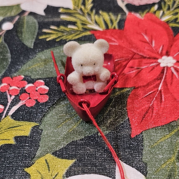 Fishing Boat Bear Ornament - Picture 2 of 6